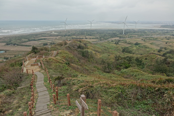 眼下に台湾海峡を見渡せる好望角