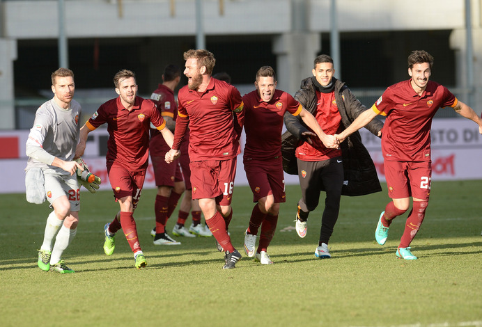 ローマはウディネーゼに辛勝（2015年1月6日）（c）Getty Images