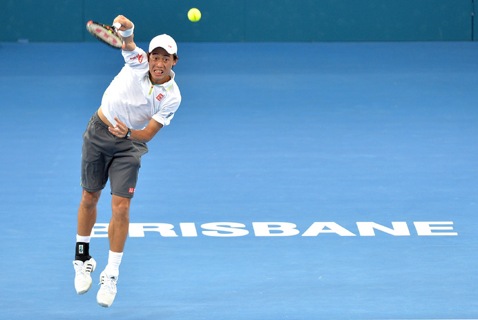 錦織圭（2015年1月7日）（c）Getty Images