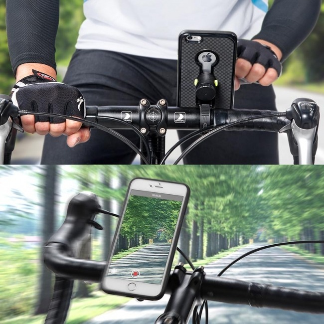 急な雨でもiPhoneを守る自転車用マウント登場