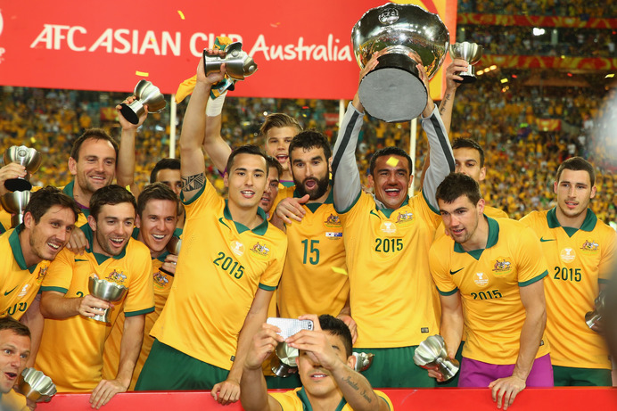 アジアカップ15 地元開催のオーストラリアが初優勝 延長で韓国を2 1で下す 1枚目の写真 画像 Cycle やわらかスポーツ情報サイト