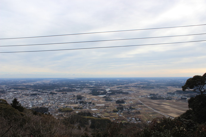 神社付近から見た景色。