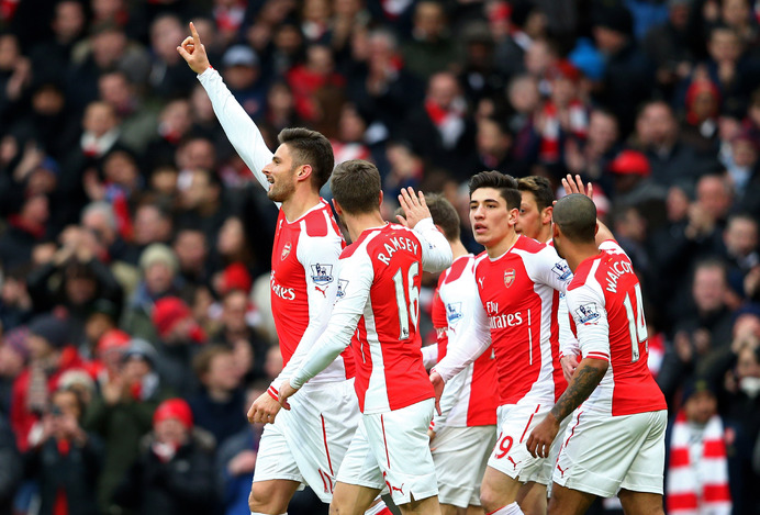 ARSENAL v ASTON VILLA（c）Getty Images