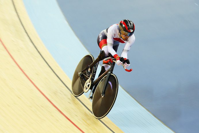 パラサイクリングトラック世界選手権の藤田征樹（2012年8月30日）（c）Getty Images