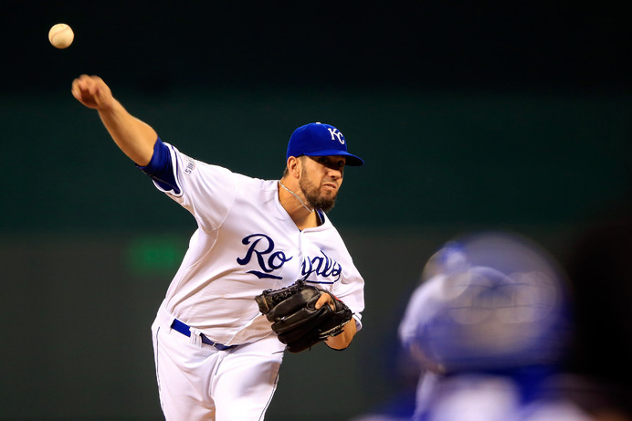 ジェームズ・シールズ 参考画像（2014年10月21日）（c）Getty Images