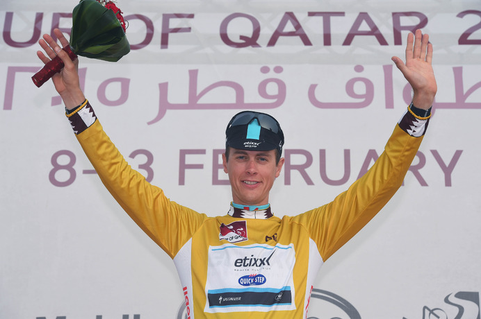 2015年ツアー・オブ・カタール第3ステージ個人TT、ニキ・テルプストラ（エティックス・クイックステップ）が優勝