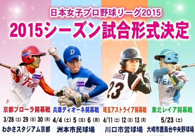 3月28日開幕！「日本女子プロ野球リーグ」が今季の日程を発表