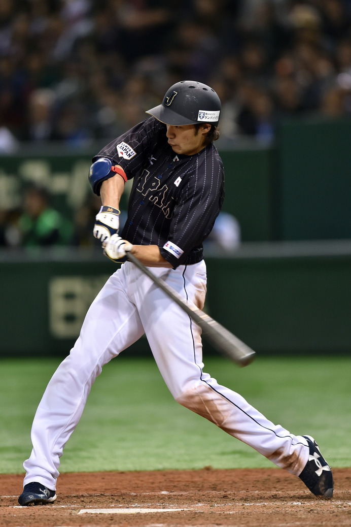 柳田悠岐 参考画像（2014年11月14日）(c）Getty Images