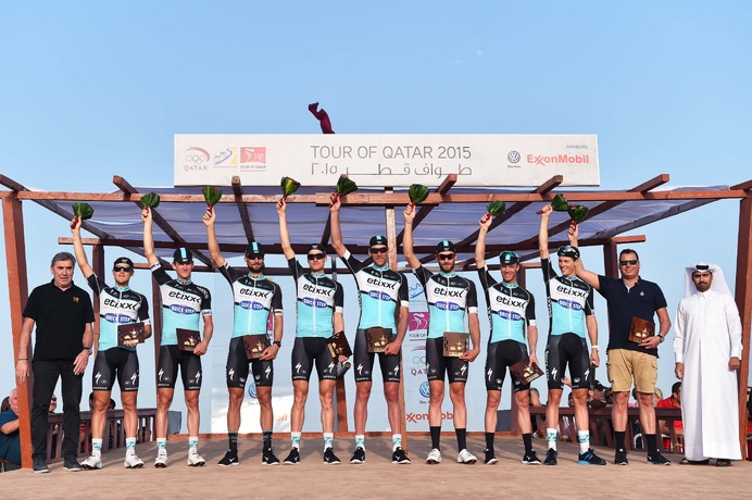 2015年ツアー・オブ・カタール第6ステージ、エティックス・クイックステップがチーム総合優勝