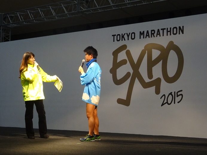 【東京マラソン15】ものまねアスリート芸人のM高史ら、会場を盛り上げる【動画アリ】