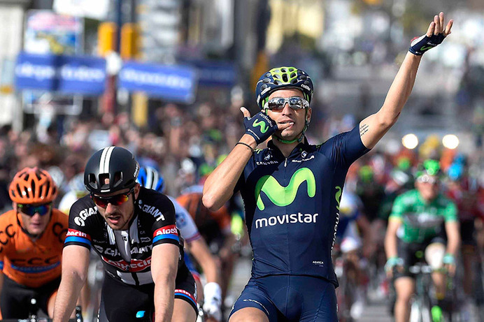 2015年アンダルシア一周第2ステージ、フアンホセ・ロバト（モビスター）が優勝