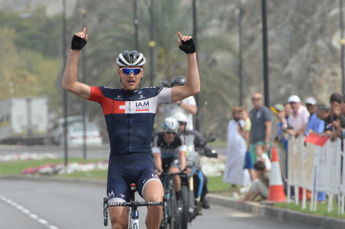 2015年ツアー・オブ・オマーン第6ステージ、マティアス・ブランドル（IAMサイクリング）が優勝