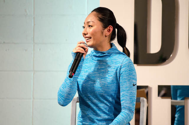 安藤美姫「NIKE WOMEN’S STUDIO」オープニングイベント（2015年3月3日）