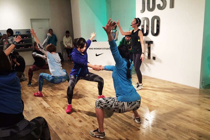 「NIKE WOMEN’S STUDIO」オープニングイベント（2015年3月3日）