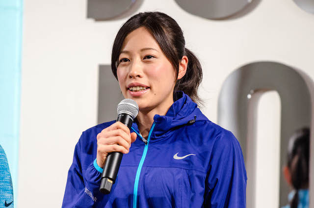 陸上・青木沙弥佳「NIKE WOMEN’S STUDIO」オープンイベント（2015年3月3日）