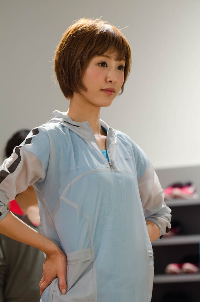 モデルのizu「NIKE WOMEN’S STUDIO」オープニングイベント（2015年3月3日）