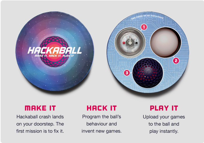 子どもが自ら遊びを想像するスマートボール「Hackaball」…英ロンドン発