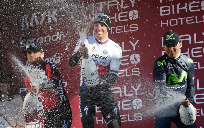 2015年ストラーデ・ビアンケ、ゼネク・スティバル（エティックス・クイックステップ）が優勝
