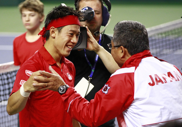 錦織圭（デビスカップ2015年3月8日）