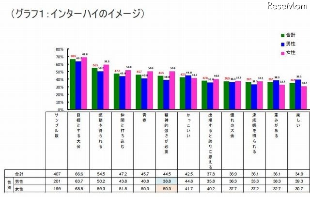 インターハイのイメージ