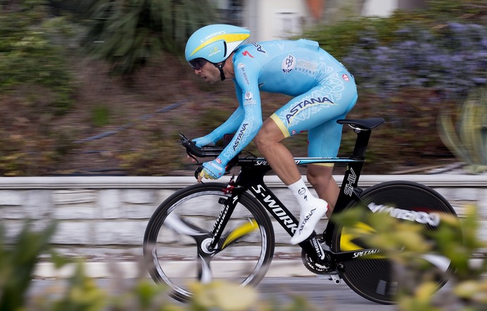 2015年ティレーノ～アドリアティコ第1ステージ個人TT、ビンチェンツォ・ニーバリ（アスタナ）