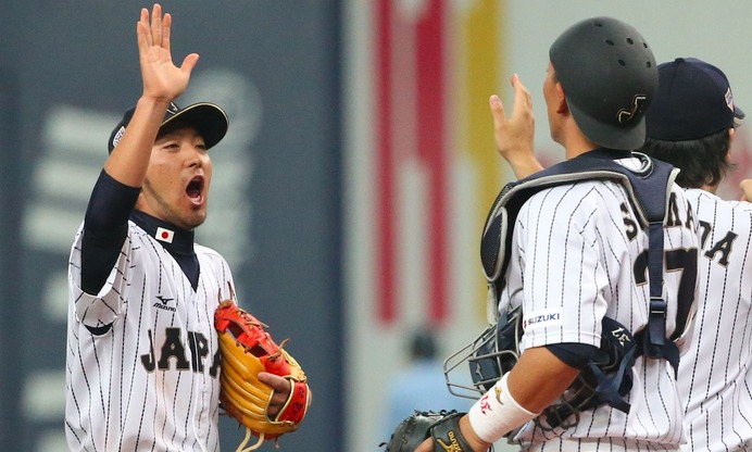 日米野球第1戦（2014年11月12日）（c）Getty Images