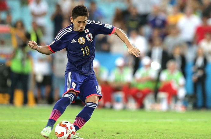 香川真司 参考画像（2015年1月23日）（c）Getty Images