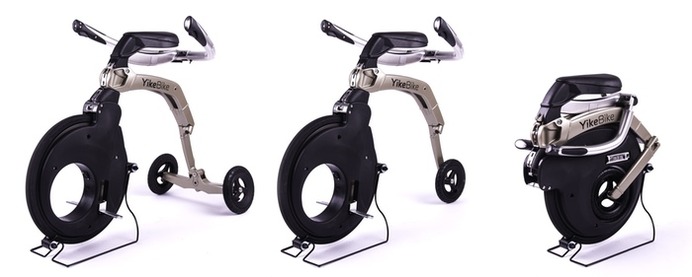 街中を自由自在に楽しむことができる電動三輪車「YikeBike」…米国発