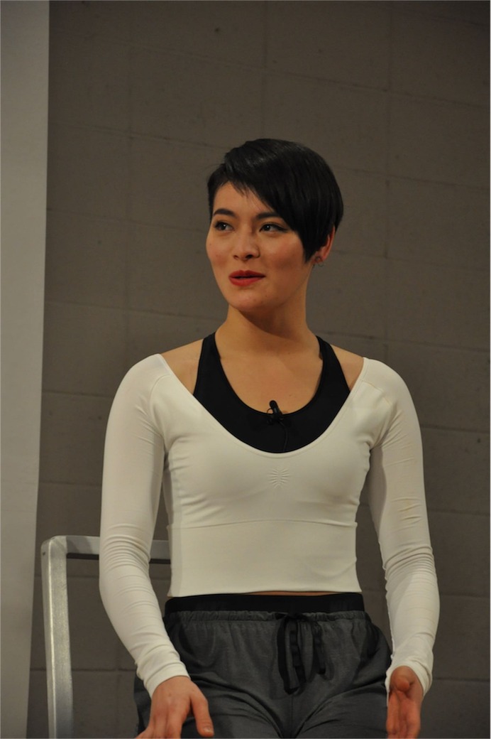 ダンサーのKOHARUさん、ナイキイベントで（2015年3月25日）