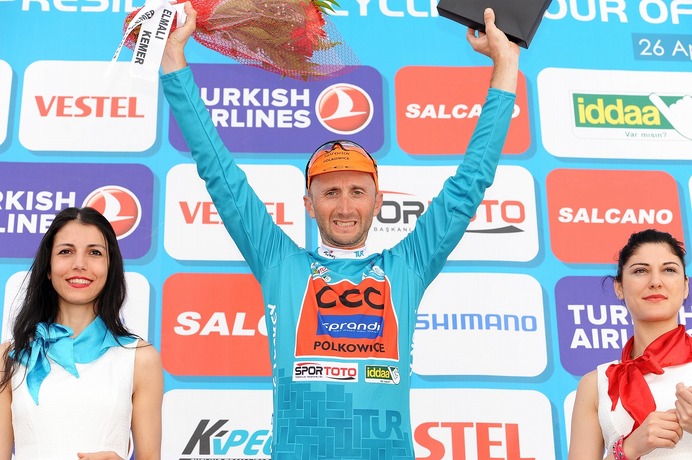 2015年ツアー・オブ・ターキー第3ステージ、ダビデ・レベリン（CCCスプランディ・ポルコビッツェ）が優勝