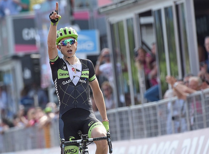2015年ジロ・デ・イタリア第4ステージ、ダビデ・フォルモロ（キャノンデール・ガーミン）が優勝