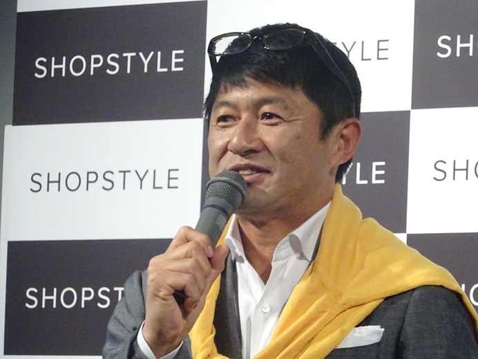 元サッカー日本代表の武田修宏さんらファッションを語る…「SHOPSTYLE」記者発表会