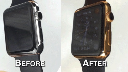 金のApple Watch EDITIIONを自作するキット「MIDAStouch」が97ドル