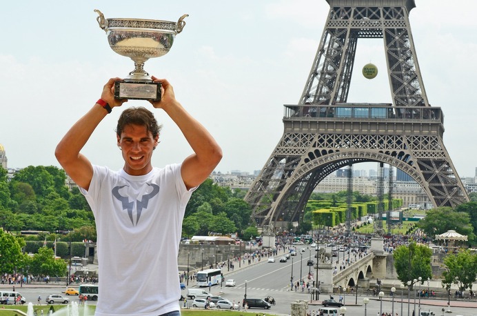 全仏オープン2014年覇者のラファエル・ナダル（c）Getty Images