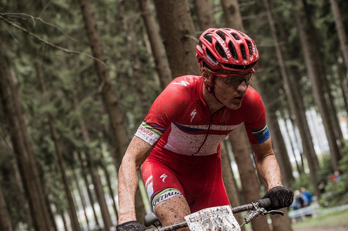 2015年UCI MTBワールドカップ・クロスカントリー第1戦チェコ男子、ヤロスラフ・クルハビー（スペシャライズド・レーシング）が優勝