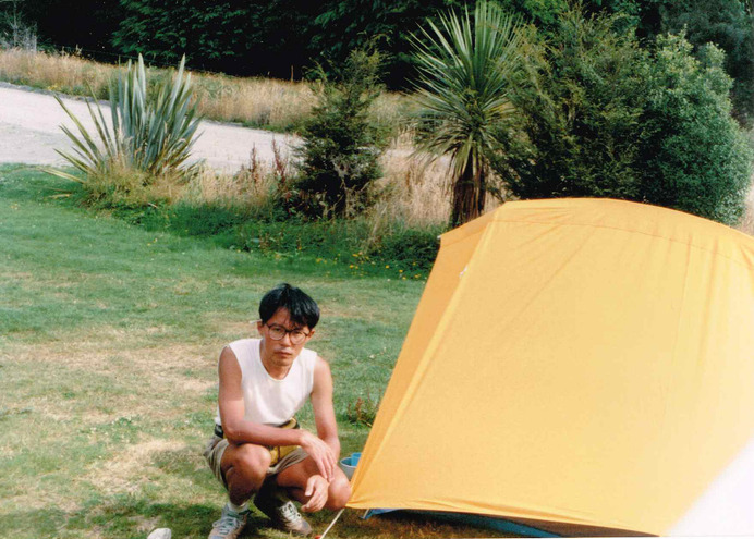 テントなどキャンプ道具はニュージーランドで調達。その無計画ぶりにはあきれるばかり