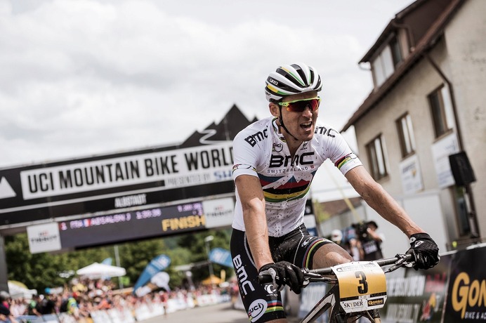 2015年UCI MTBワールドカップ・クロスカントリー第2戦ドイツ男子、ジュリアン・アブサロンが優勝