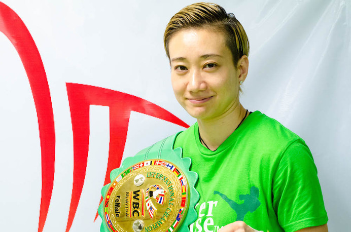 リングネーム「Little Tiger」として活躍するムエタイ世界チャンピオン6冠の宮内彩香選手