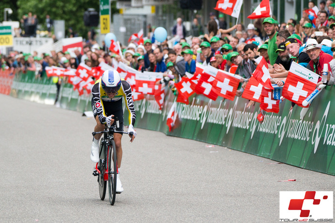 2015年ツール・ド・スイス第9ステージ個人TT、ティボー・ピノ（FDJ）