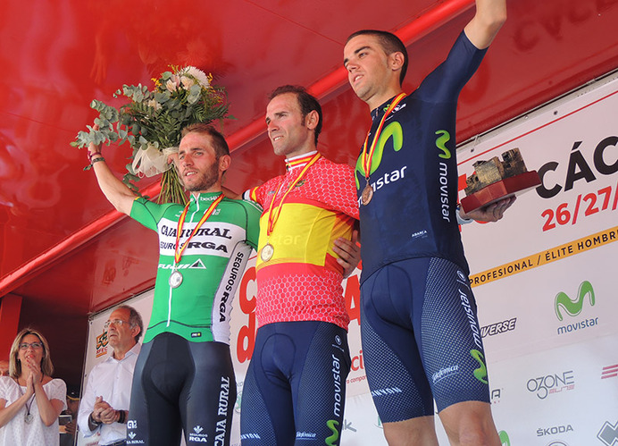 2015年スペイン・ロード選手権、アレハンドロ・バルベルデ（モビスター）が優勝