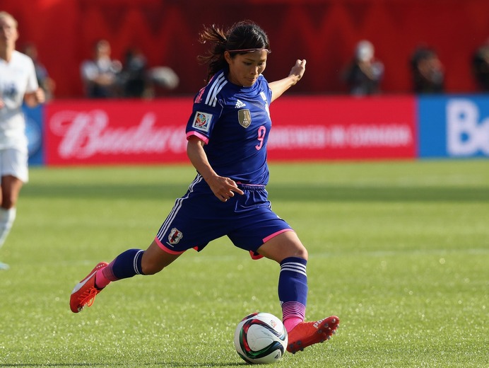 サッカーの女子W杯準決勝 日本対イングランド（2015年7月1日）（c）Getty Images