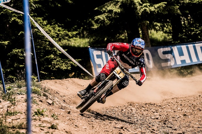 2015年UCI MTBワールドカップ・ダウンヒル第4戦スイス、アーロン・グウィン（スペシャライズド）