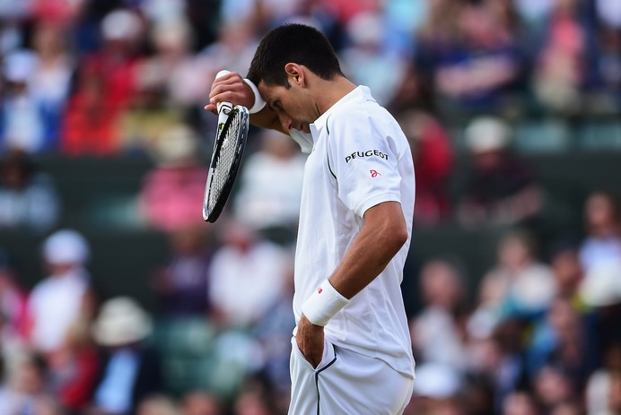 ノバク・ジョコビッチ（2015年7月6日）（c）Getty Images