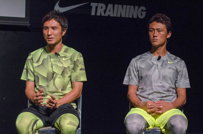 NIKE TRAINING SESSIONに浦和レッズから那須大亮と李忠成が参加（2015年7月7日）