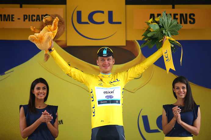 2015年ツール・ド・フランス第5ステージ、トニー・マルティンが総合首位を守る（2015年7月8日）
