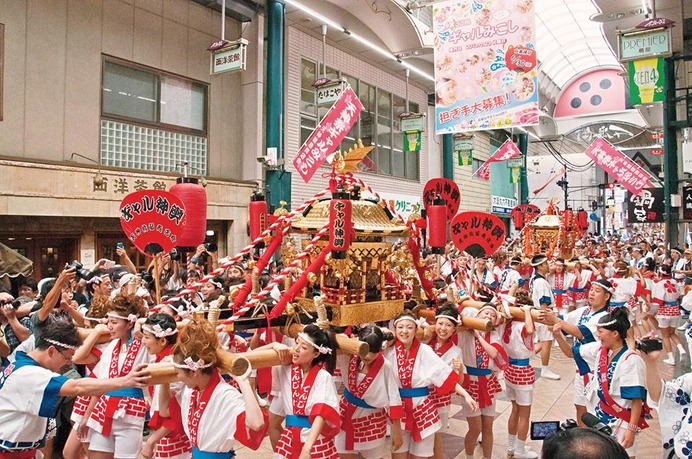 日本三大祭り「天神祭」が23日から3日間開催、ギャル神輿35年記念（画像提供＝天神祭ギャルみこし実行委員会）