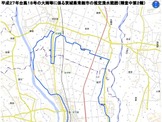 鬼怒川の堤防決壊、国土地理院が浸水地域の地図を公開 画像