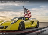 世界最速オープンカー、ヴェノム GT …427.4km/h達成の瞬間 画像