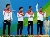 【リオ2016】「この上ない幸せ」男子4×200mリレーで銅メダルを獲得…江原騎士、小堀勇氣、松田丈志が試合を振り返る 画像
