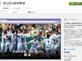 【高校野球2016夏】MITも期待「バーチャル高校野球」配信写真を大画面で 画像